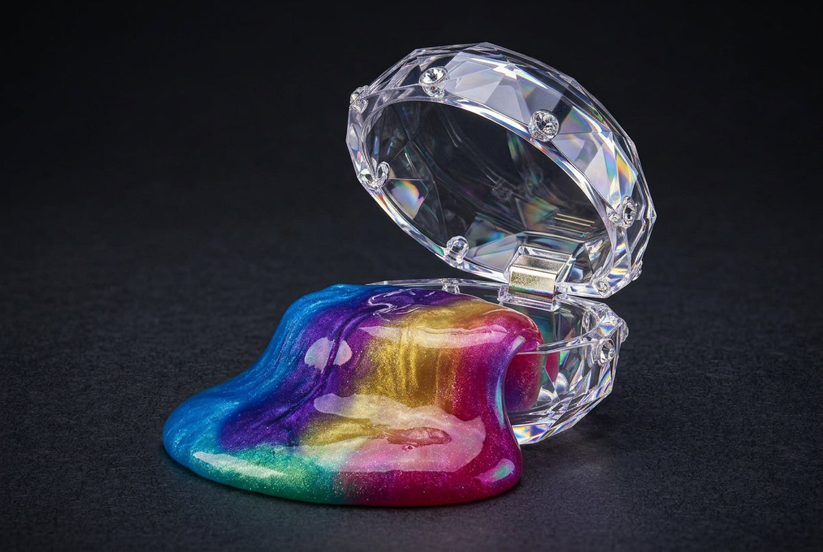 Mini Galactic Putty, Reusable, Shimmering Slime