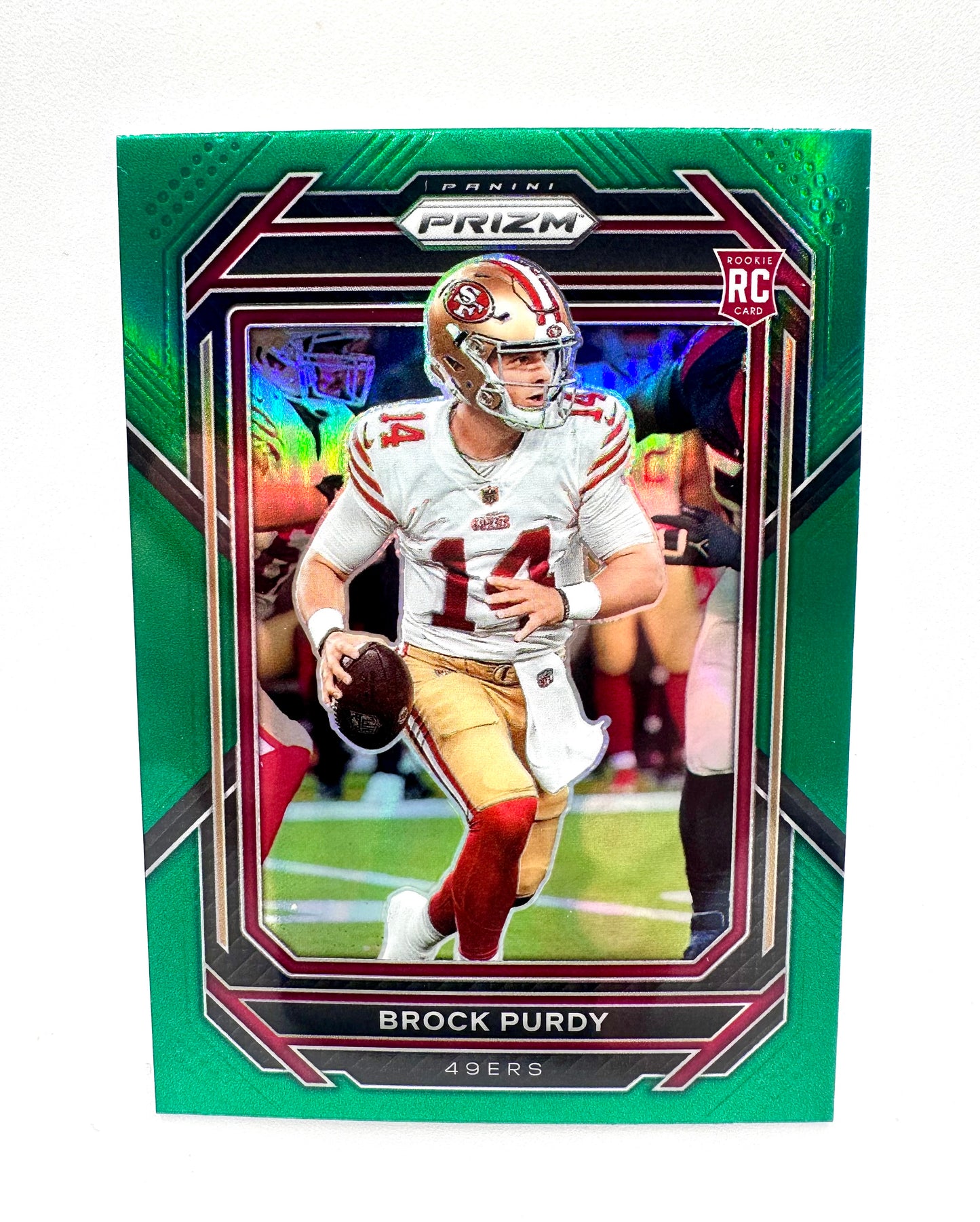 2022 Panini Prizm Brock Purdy Green Prizm RC